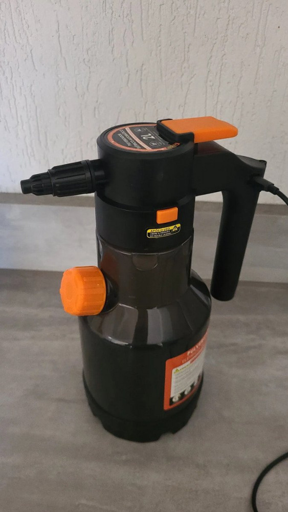 Pulverizador Elétrico Snow Foam 2L Carro/Moto