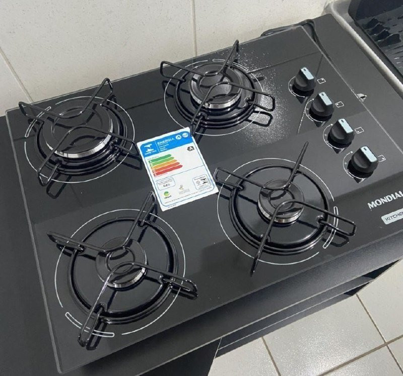 Cooktop a Gás Mondial 4 Bocas Bivolt