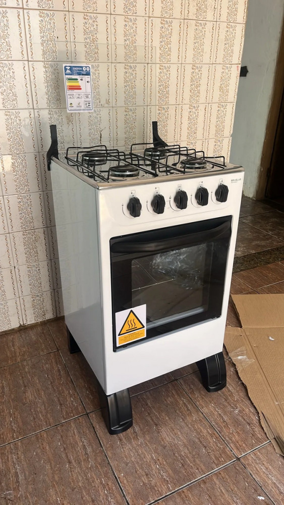Fogão 4 Bocas New Sirius Braslar Branco