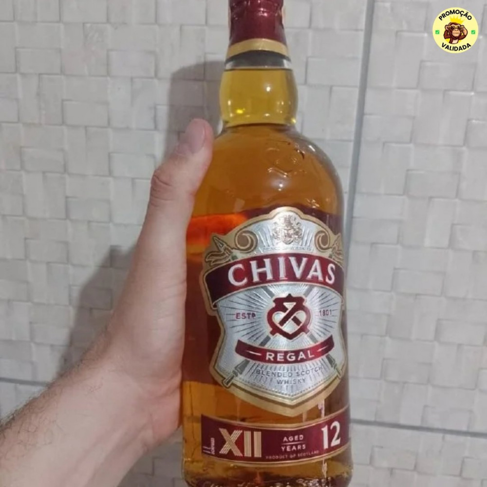 Whisky Chivas Regal 12 anos Blended Escocês