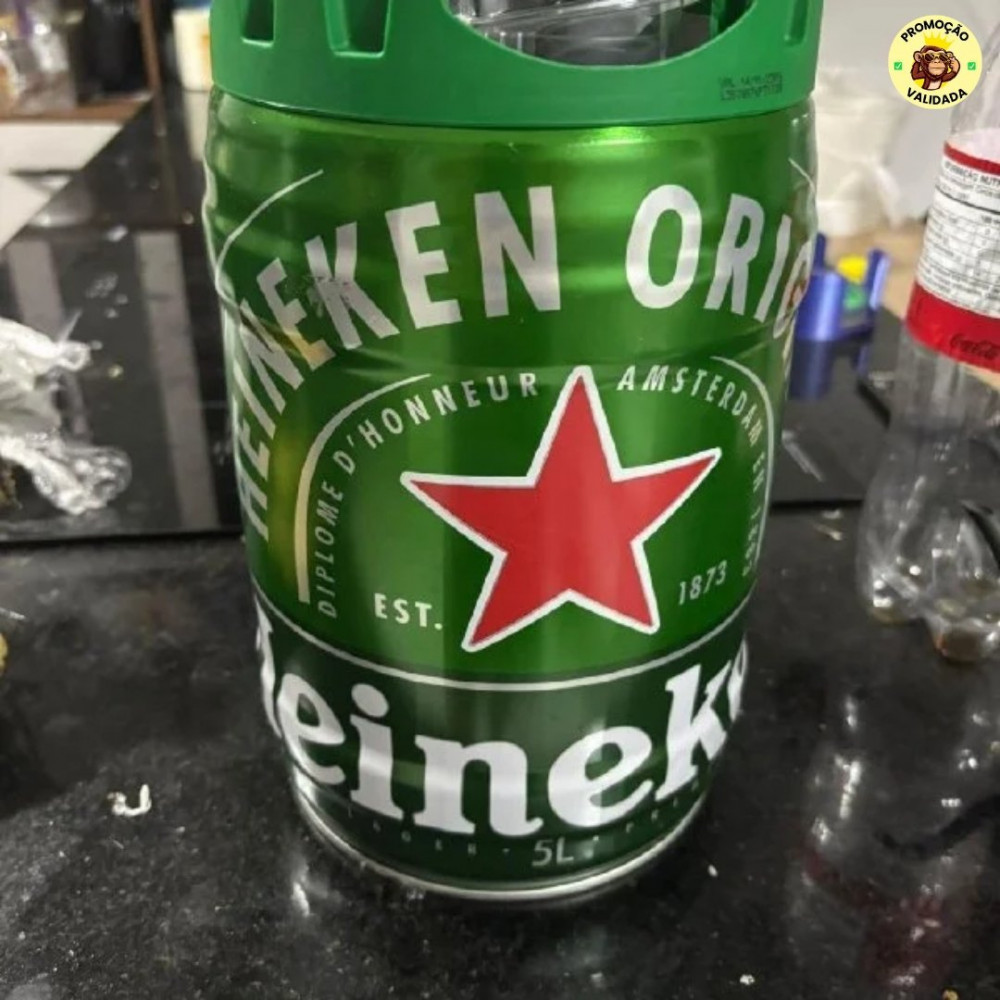 Cerveja em Barril Heineken 5L