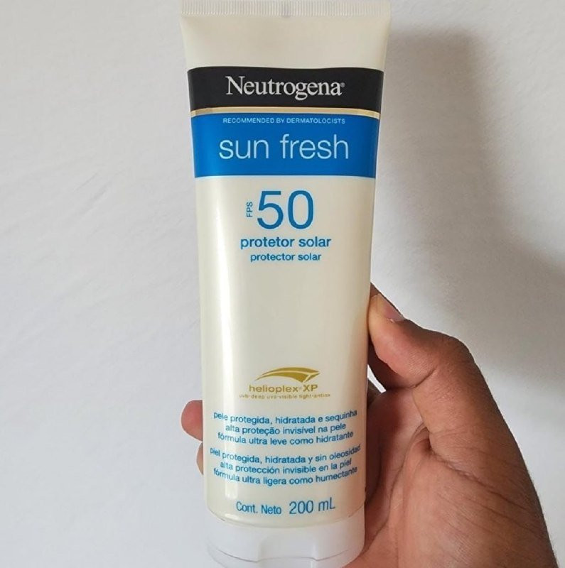 Neutrogena Sun Fresh Protetor Solar Corporal, FPS 50, 200ml