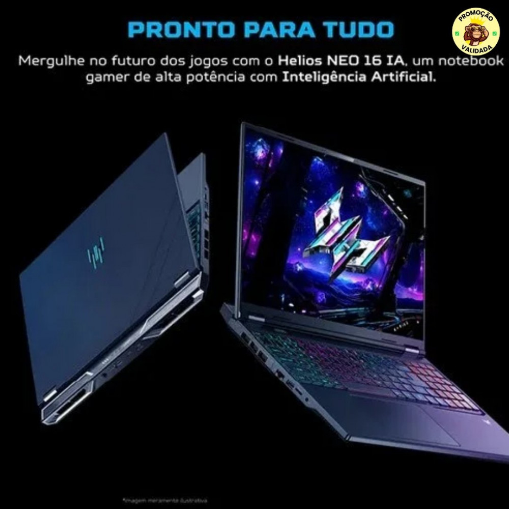 Notebook Gamer Predator Helios Neo 16
