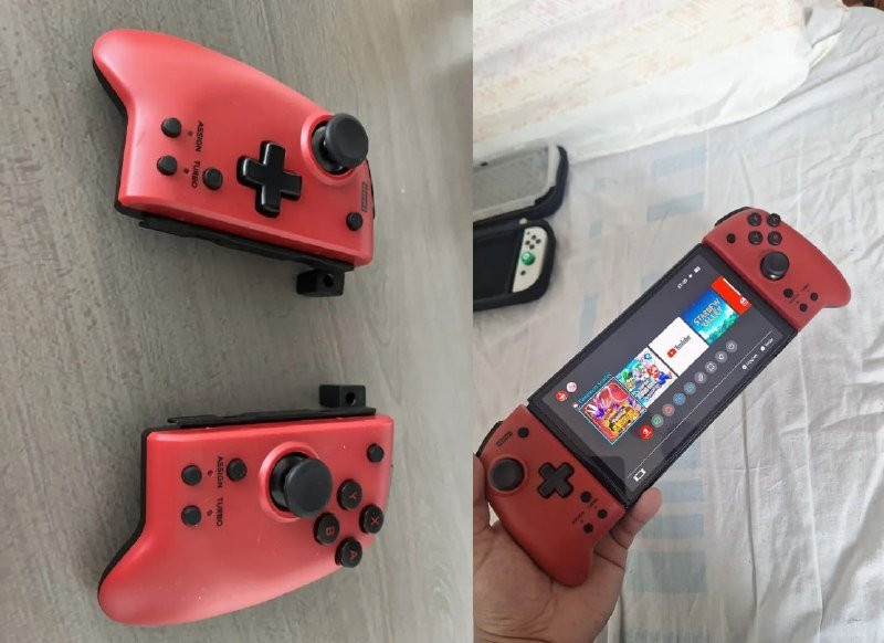 Controle Ergonômico Hori Nintendo Switch Split Pad Pro - Vermelho