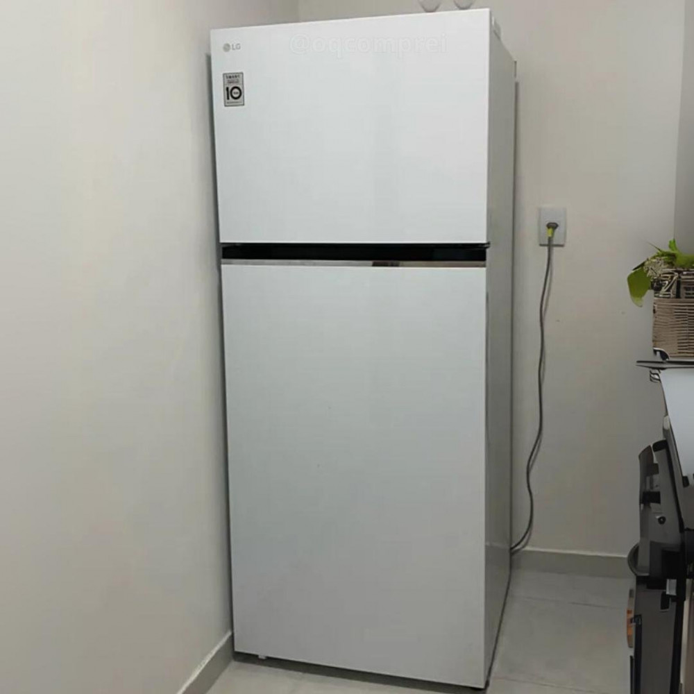 Geladeira LG GN-B372PQW Inox Duplex 375L 220V