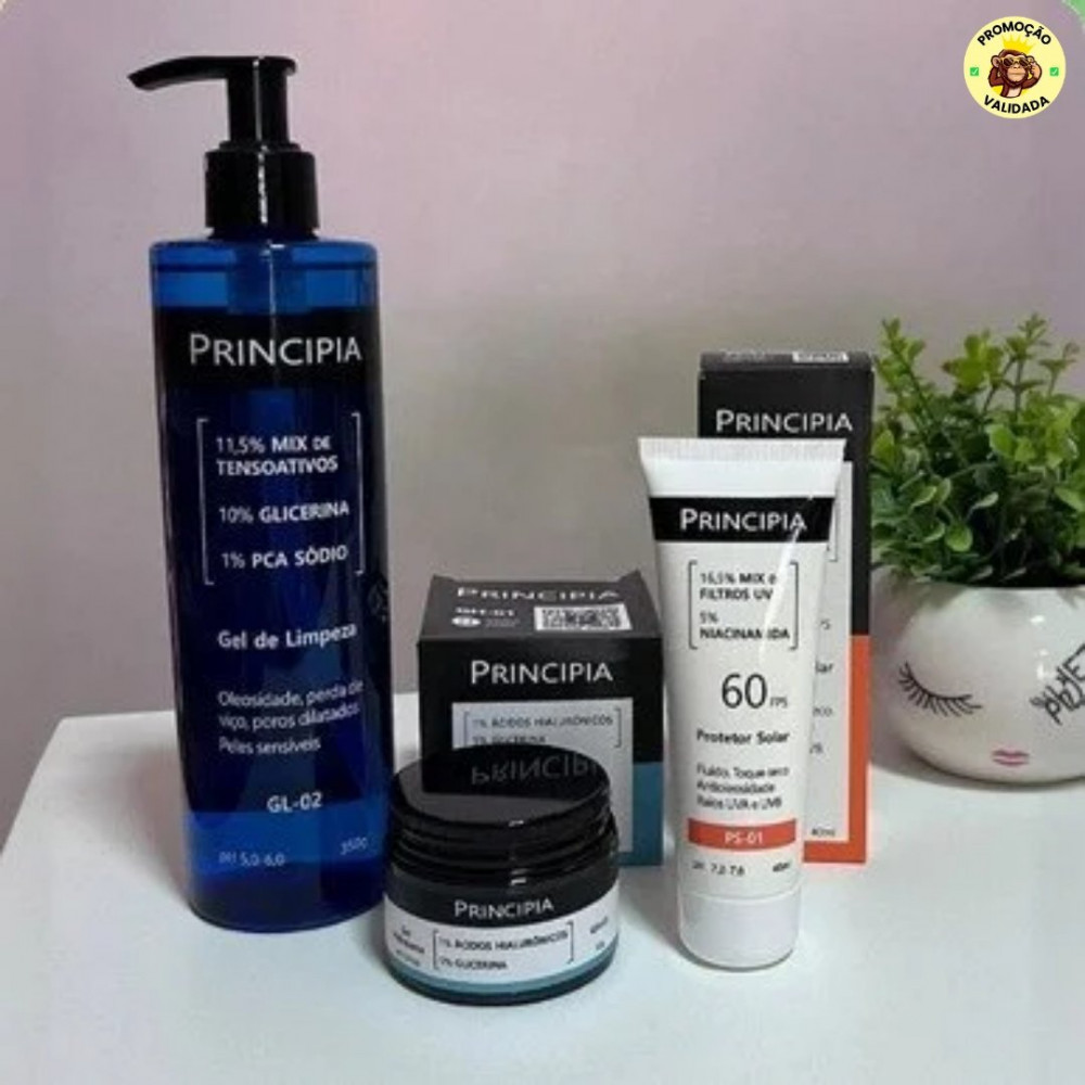 Principia Kit Completo Para Pele Sensível Com Fps 60